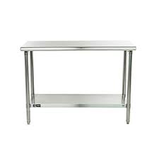 I will also be able to prep my food with ease once i add my new large cutting board on top, my wooden cutting board should fit just right on top of the trinity ecostorage™ stainless steel table since it has so. Trinity Home Entertainment Trinity Ecostorage Nsf Stainless Steel Table 48 Inch