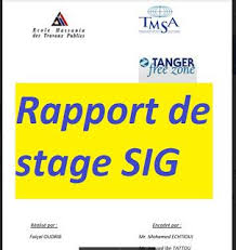 Rapport De Stage En Sciences De L Information Geographique Sig Civil Engineering Engineering