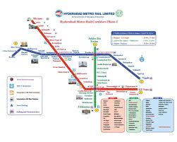 route map hyderabad metro rail