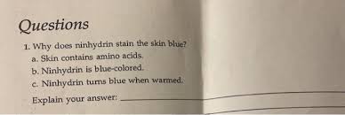 Solved Amino Acids And Protes E. Protein Denaturation Table | Chegg.Com