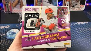The fast break version, with 18 packs of five cards and some exclusive insert content will release on february 7. New Release 2020 Donruss Optic Fotl Baseball Cards Box Opening Youtube