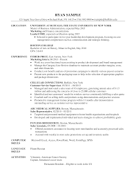 Enthusiastic business management graduate, with one year experience as a freelance marketing consultant. Mba Marketing And Finance Resume Template Templates At Allbusinesstemplates Com