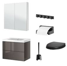 Ikea Bolmen Pyyhenaulakko Wc Harjateline Wc Paperiteline Freden Wc Istuimen Kansi Godmorgon Peilikaappi 2 Ovea Allaskaluste 2 Laatikkoa Bath Home Sauna