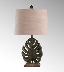 Ailani Monstera Leaf Tropical Table Lamp Lamp Tropical Table Lamps Monstera Leaf