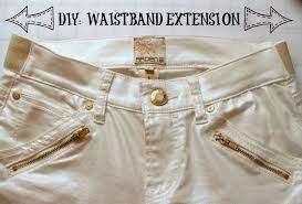 Diy Waistband Extension For Jeans Refashion Clothes Jeans Diy Sewing Clothes