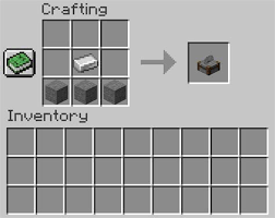 Application of this device allows to make elements from stone. Minecraft Stair Crafting Recipe Shefalitayal