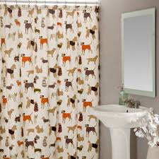 Walmart Doggy Day Autumn Shower Curtain Dog Bathroom Unique Shower Curtain Puppy Bathroom