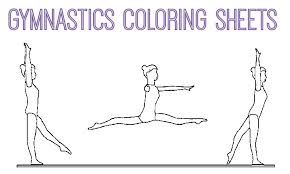 Free printable gymnastics coloring pages for kids. Gymnastics Coloring Pages