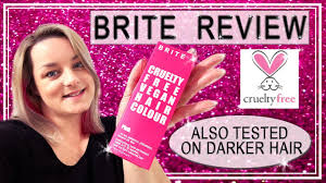 This is where a vegan hair dye comes in. Brite Hair Dye Review Youtube