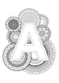 We really hope that you and your kids will like them. Mindfulness Coloring Page Alphabet Mandala Coloring Pages Mandala Coloring Books Alphabet Coloring Pages
