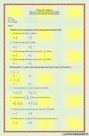 Ph Mtk Kd 3 1 Kelas 4 Worksheet