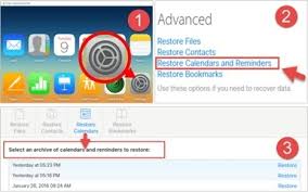 How To Restore Deleted Or Lost Iphone Calendars Ios Data Recovery Data Recovery Restoration Data