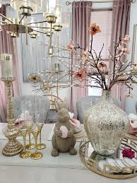 Glam Easter Decor In 2020 Gold Decor Decor Table Decorations