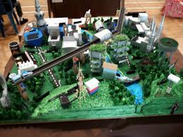 Model rekabentuk bandar teknologi hijau. Koleksi Reka Bentuk Bandar Teknologi Hijau