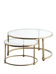 Nous vous conseillons tout simplement de le nettoyer à l'aide d'un chiffon humide. Set De 2 Tables Basses Table Gigogne Indus Verre Laiton Madam Stoltz