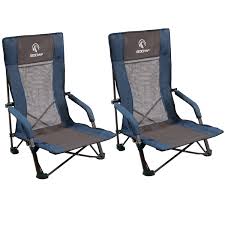 Sold by lawn chair usa. Redcamp Low Beach Chair Folding Lightweight With High Back Portable Outdoor Concert Chair For Adults Camping Backpacking Sand Walmart Com Walmart Com