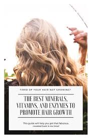 Circulation in the scalp is vital for hair growth. Vitamins Minerals And Enzymes That Promote Hair Growth Bellatory