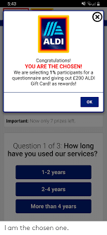 It's the perfect last minute online gift for a birthday, graduation, wedding, holiday, and more. 543 Ald Congratulations You Are The Chosen We Are Selecting 1 Participants For A Questionnaire And Giving Out 200 Aldi Gift Card As Rewards Ok Important Now Only 7 Prizes Left Question