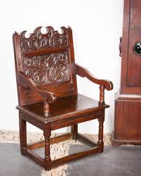 17th Century Wainscot Chair Oak Armchair Period Furniture Antiques