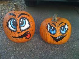Battery operated lec lightings could be a great way to add character to your pumpkin. Pumpkin Faces Pumpkin Faces Pumpkin Painting Ideas For Kids Disney Painted Pumpkins
