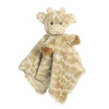 Plush Giraffe Baby Blanket Rattle Combo Aurora Giraffe Baby Blanket Baby Stuffed Animals Baby Giraffe