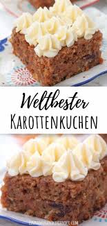 Saftiger Starbucks Karottenkuchen Mit Frischkase Frosting Rezept Karotten Kuchen Karottenkuchen Karottenkuchen Rezept