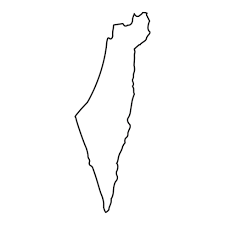 Palestine map icon 20113727 Vector Art at Vecteezy