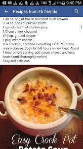 Easy Crock Pot Potato Soup With Hashbrowns Tried This Recipe Loved It I Added Diced Ha Potato Soup Crock Pot Easy Potato Soup Crock Pot Crock Pot Potatoes