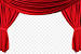 Theatre Vintage Red Curtains