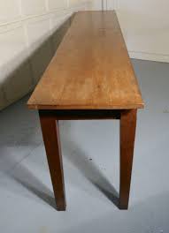 Image result for long skinny farm table narrow dining tables. Long Narrow Golden Oak Farmhouse Kitchen Table At 1stdibs