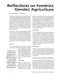 Before you start working on your own just read examples. Pdf Reflections On Feminist Policy Research On Gender Agriculture And Global Trade