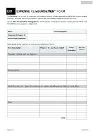 Employee Reimbursement Form Template | nfcnbarroom.com
