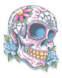 For tips on how to put the teeth back in their sockets, read on! Day Of The Dead Glue Tattoo Sugar Skull Order á… Karneval Universe