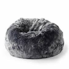 Grey fluffy bean bag chair. Black Fluffy Bean Bag Chair Off 74