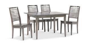 Novara chrome metal 100cm round glass dining table and 4 corona silver dining chairs. Eagle Mountain Extension Table And 4 Chairs Hom Furniture