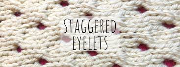 This knitting pattern is another wonderful design by lisa gentry. Staggered Eyelets Knitting Stitch Pattern Don T Be Such A Square
