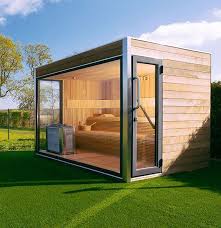 Deluxe Buitensauna Outdoor Sauna Sauna House Sauna Design
