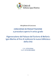Disciplinare di Concorso - professione Architetto