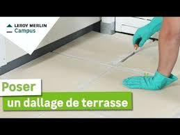 Comment Poser Un Dallage De Terrasse Leroy Merlin Youtube Foncez en magasin et profitez de l'été dès maintenant ! comment poser un dallage de terrasse leroy merlin