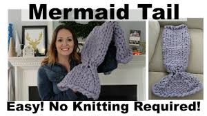 Us 7 (4.5mm) 29″ circular needle, us 11 (8mm) 29″ circular needle, us f/5 (3.75mm) crochet hook (for duplicate stitch on bra shells only, size isn't critical!) How To Knit A Mermaid Tail Blanket No Knitting Experience Easy Tutorial Youtube