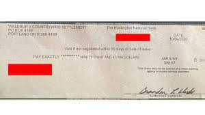 Apr 17, 2020 · how to write a check for ninety dollars with cents. Oys Gets Answers Is This Settlement Check Real Kake