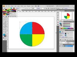 Demikianlah cara merubah warna kursor autocad ini. Cara Memotong Dan Memberi Warna Pada Objek Lingkaran Di Adobe Illustrator Youtube