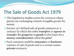 (1) this act may be cited as the sale of goods act 1957. Lecturer Emmanuel Fomuso Llb Hons Llm Pgce Ppt Video Online Download