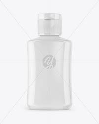 Download Glossy Hand Sanitizer Bottle Mockup With Glitter In Bottle Mockups On Yellow Images Object Mockups