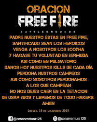 Cada juego de 10 minutos te pondrá en una isla remota con otros 49 jugadores buscando sobrevivir. Oracion De Free Fire Oraciones Juego De Preguntas Free