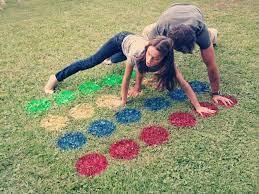 Take Twister Outside Backyard Games Fun Diys Outdoor Twister