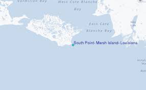 South Point Marsh Island Louisiana Tide Station Location Guide