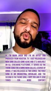 Hi. My name is Mark Drew and I’m an artist/producer from Houston, TX. I’m  most known for my Astros content, but I really want to make music the whole  world can enjoy. I just put out a new song called ...