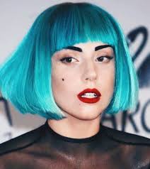 lady gaga blue hair icons like if saved pls