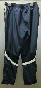 details about ccm windbreaker alberta hockey warm up pants mens size large made in korea